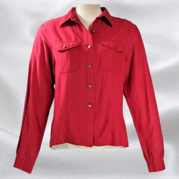 Tristan & Iseut Red Shirt in Size Medium - Picture 1 of 4